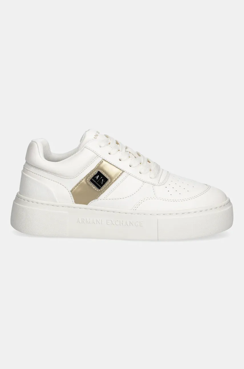 Кроссовки Armani Exchange женская цвет бежевый XDX176 XV917 T779 Кроссовки Armani Exchange женская цвет бежевый XDX176 XV917 T779
