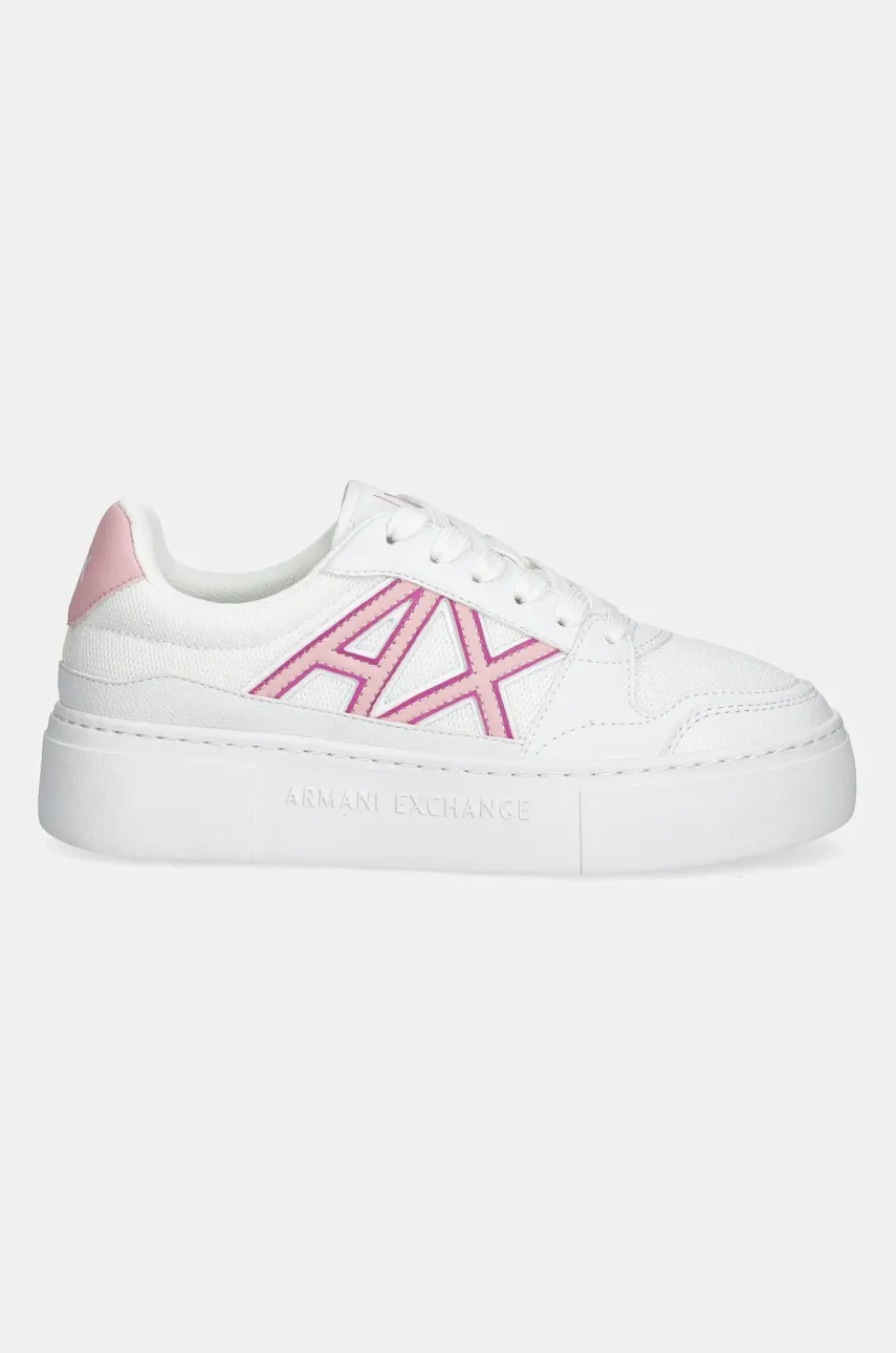 Кроссовки Armani Exchange женская цвет белый XDX178 XV929 S935 Кроссовки Armani Exchange женская цвет белый XDX178 XV929 S935
