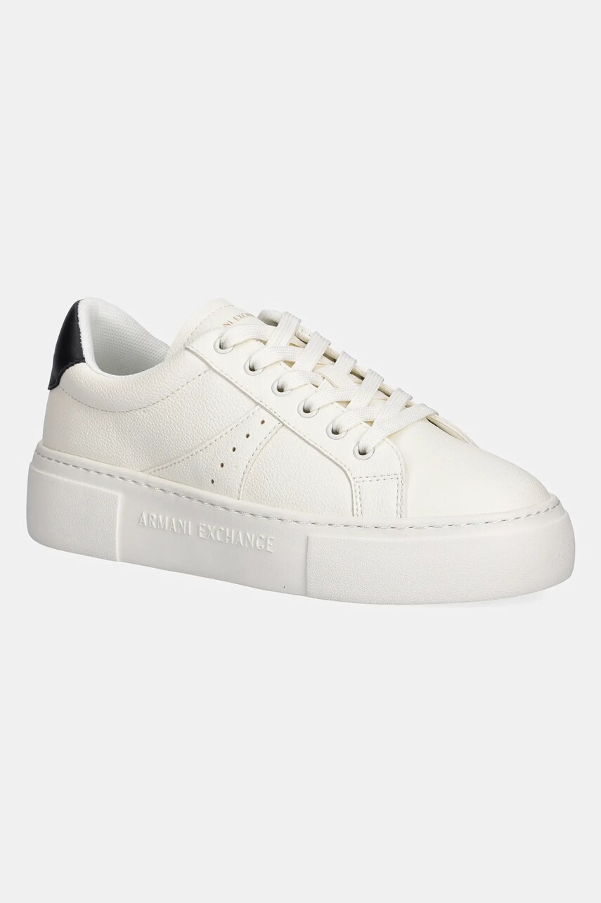 Armani Exchange sneakers femei, culoarea bej, XDX179 XV930 N480