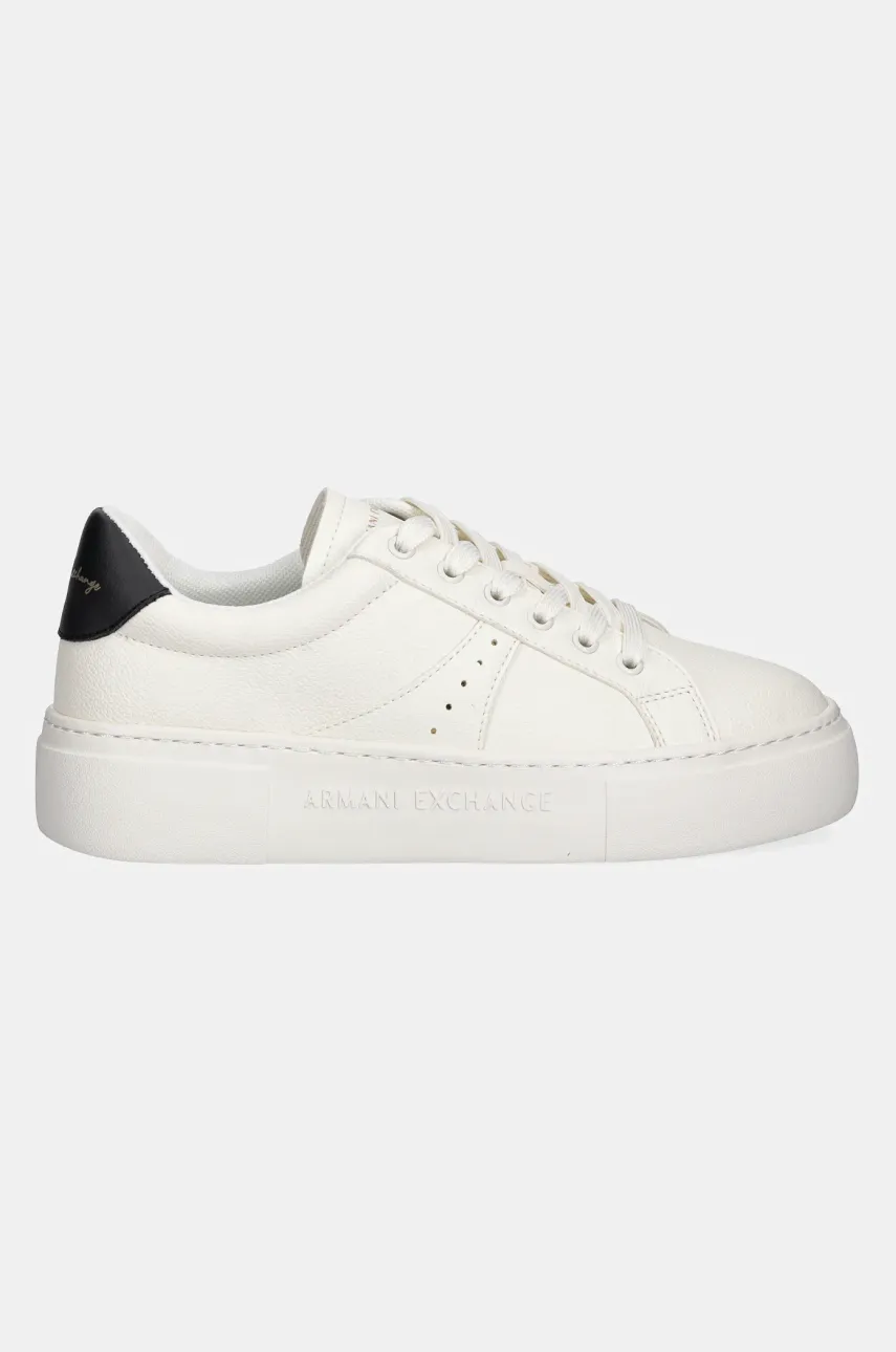Кроссовки Armani Exchange женская цвет бежевый XDX179 XV930 N480 Кроссовки Armani Exchange женская цвет бежевый XDX179 XV930 N480