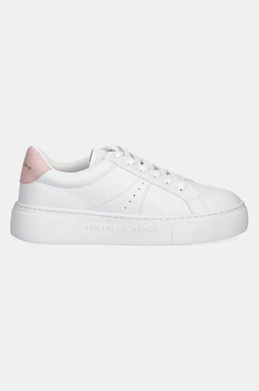 Кроссовки Armani Exchange женская цвет белый XDX179 XV930 U603 Кроссовки Armani Exchange женская цвет белый XDX179 XV930 U603