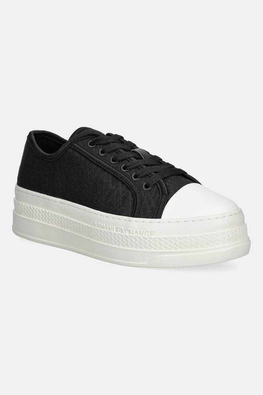 Armani Exchange sneakers femei, culoarea negru, XDX180 XV931 K001