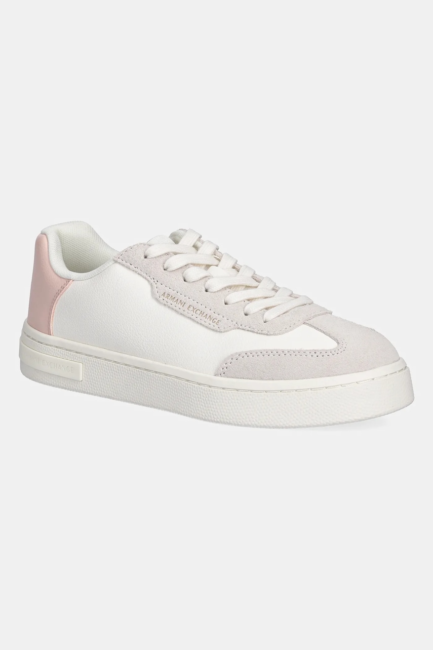 Armani Exchange sneakers femei, culoarea alb, XDX181 XV932 U609
