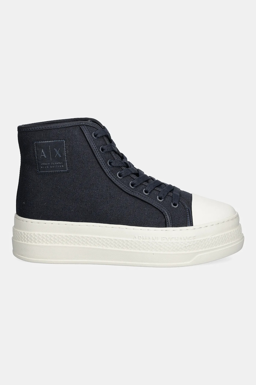 Кеды Armani Exchange цвет синий XW001169 AF14599 MB005 Кеды Armani Exchange цвет синий XW001169 AF14599 MB005