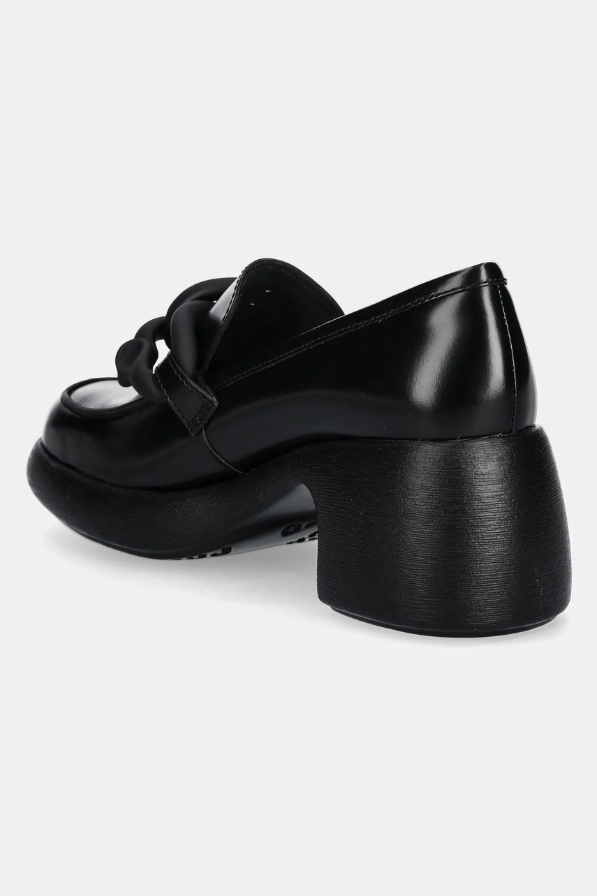 Camper bőr flip-flop Thelma II fekete, magassarkú, K201716-001 termék 2. képe