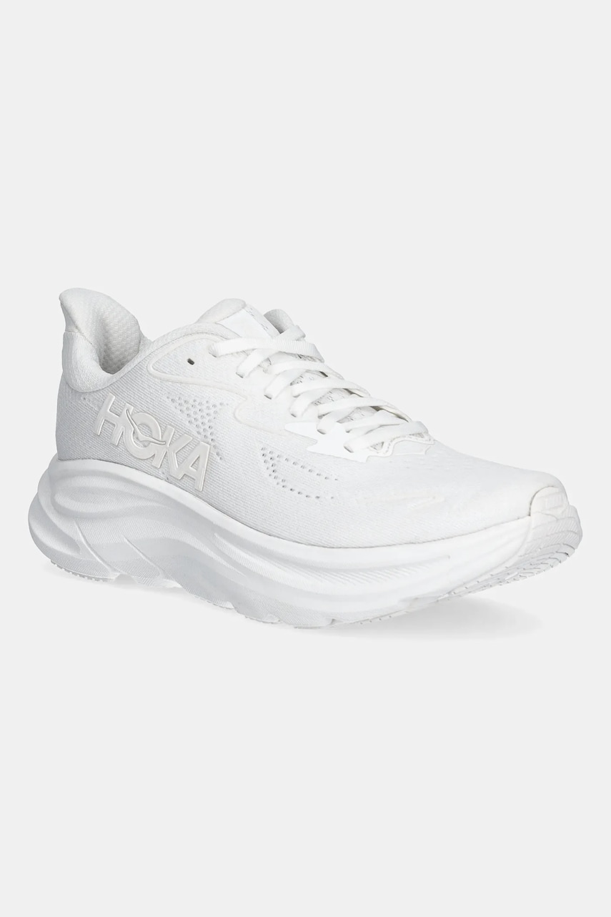 Hoka Adidasi Clifton 10 femei, culoarea alb, 1162031