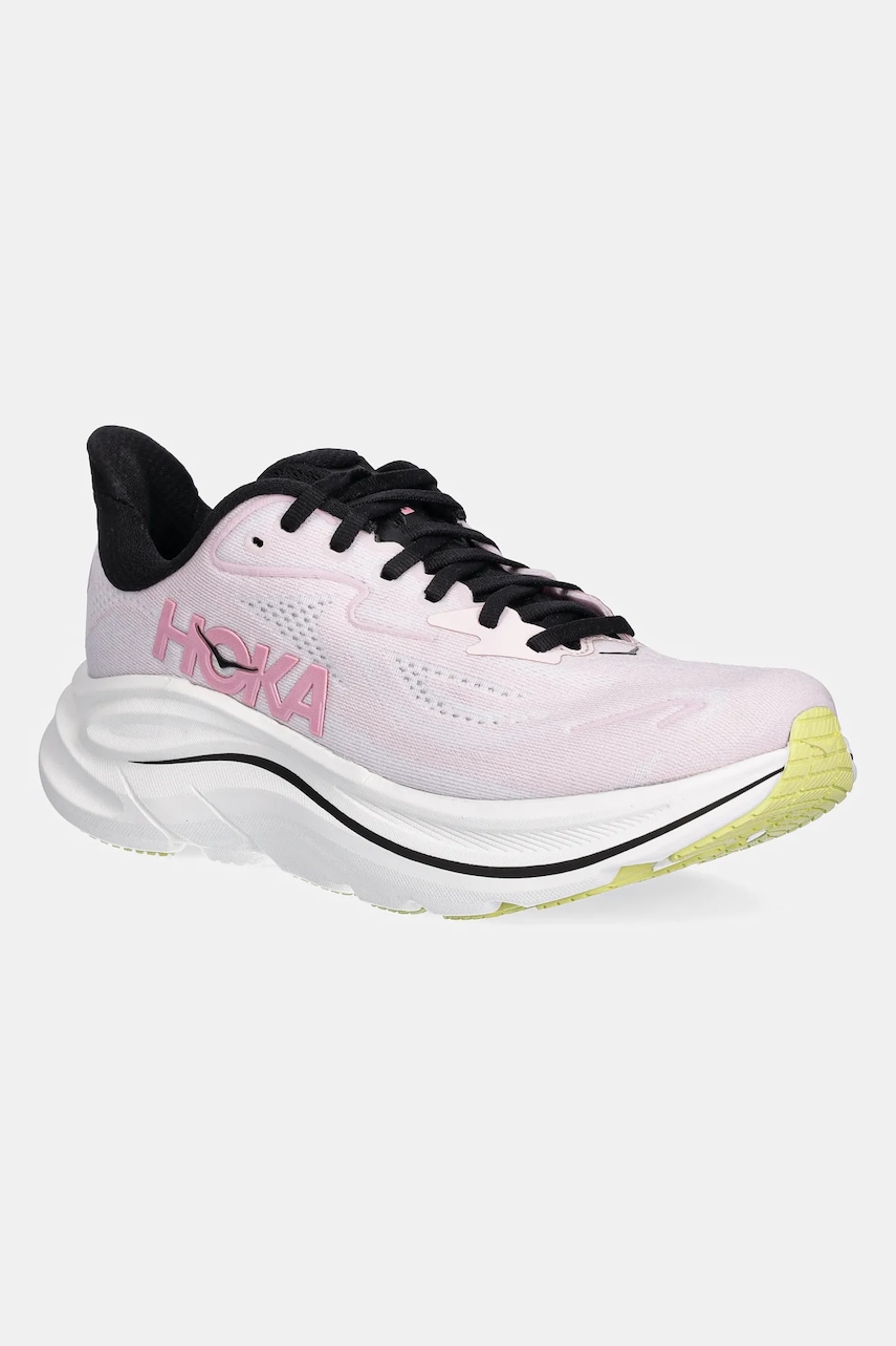 Hoka sneakers Clifton 10 femei, culoarea roz, 1162031