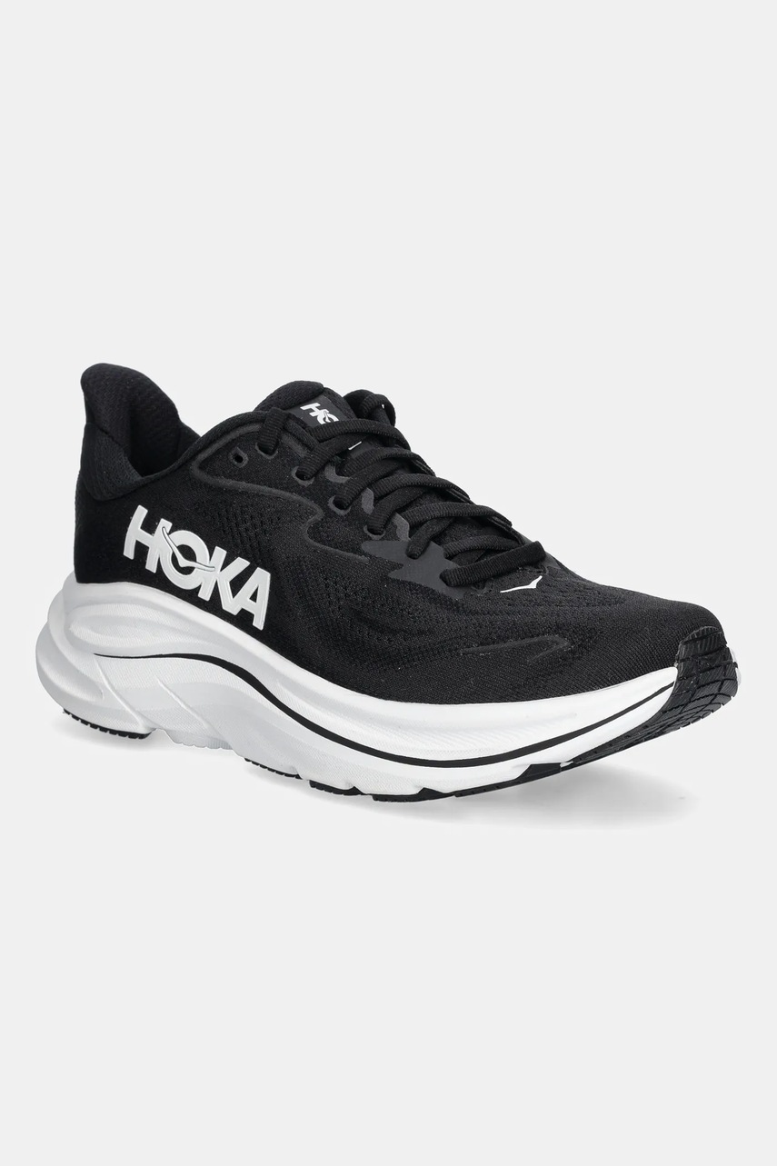 Hoka sneakers Clifton 10 femei, culoarea negru, 1162031