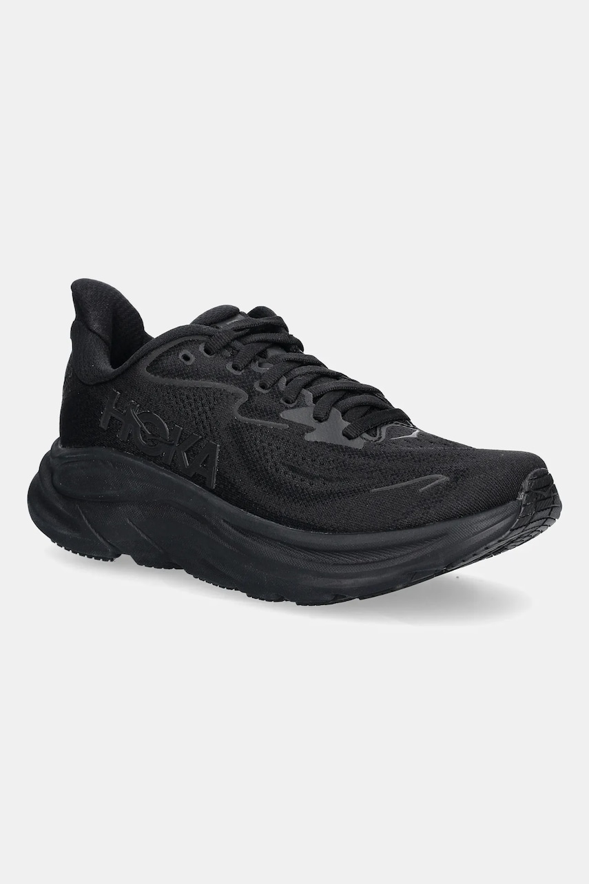 Hoka sneakers Clifton 10 femei, culoarea negru, 1162031