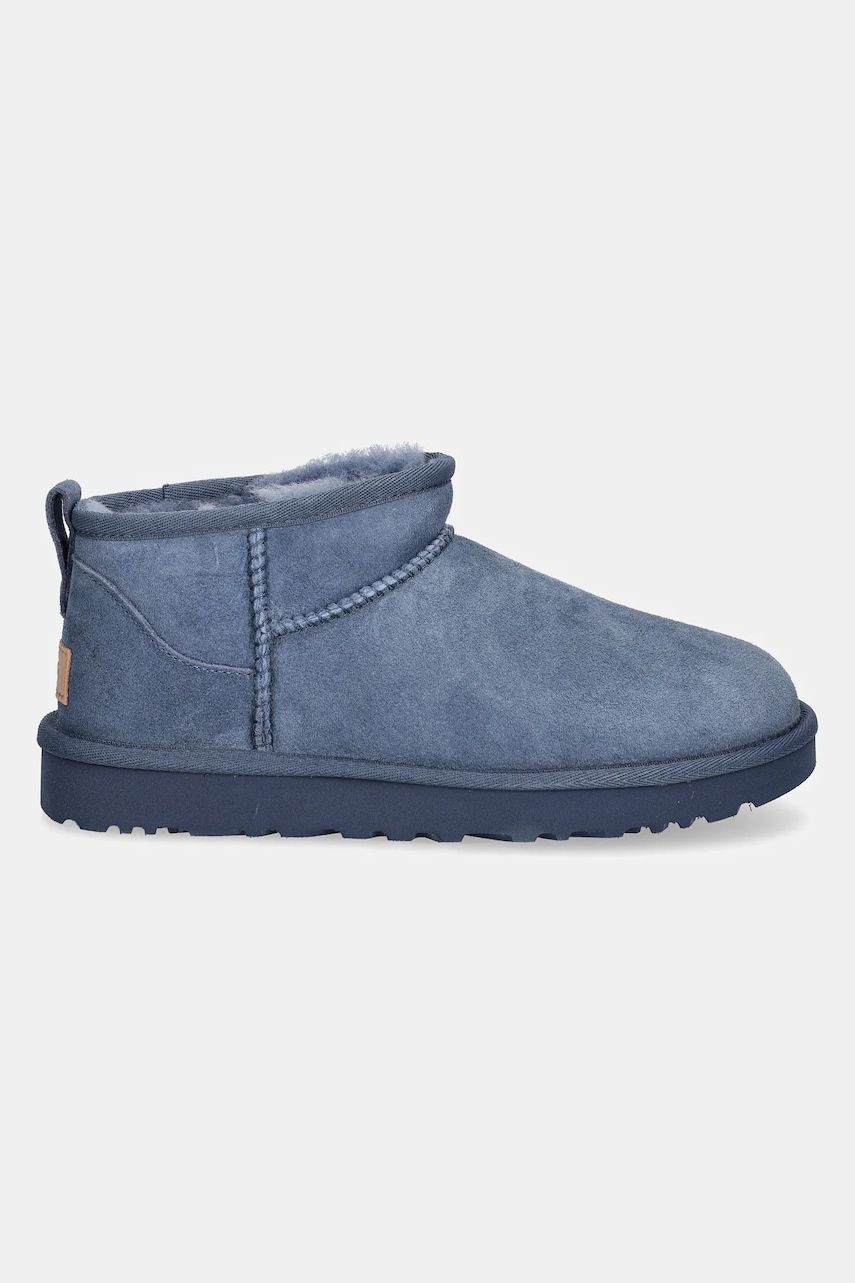 Замшевые сапоги UGG Classic Ultra Mini цвет синий 1116109-DTB Замшевые сапоги UGG Classic Ultra Mini цвет синий 1116109-DTB