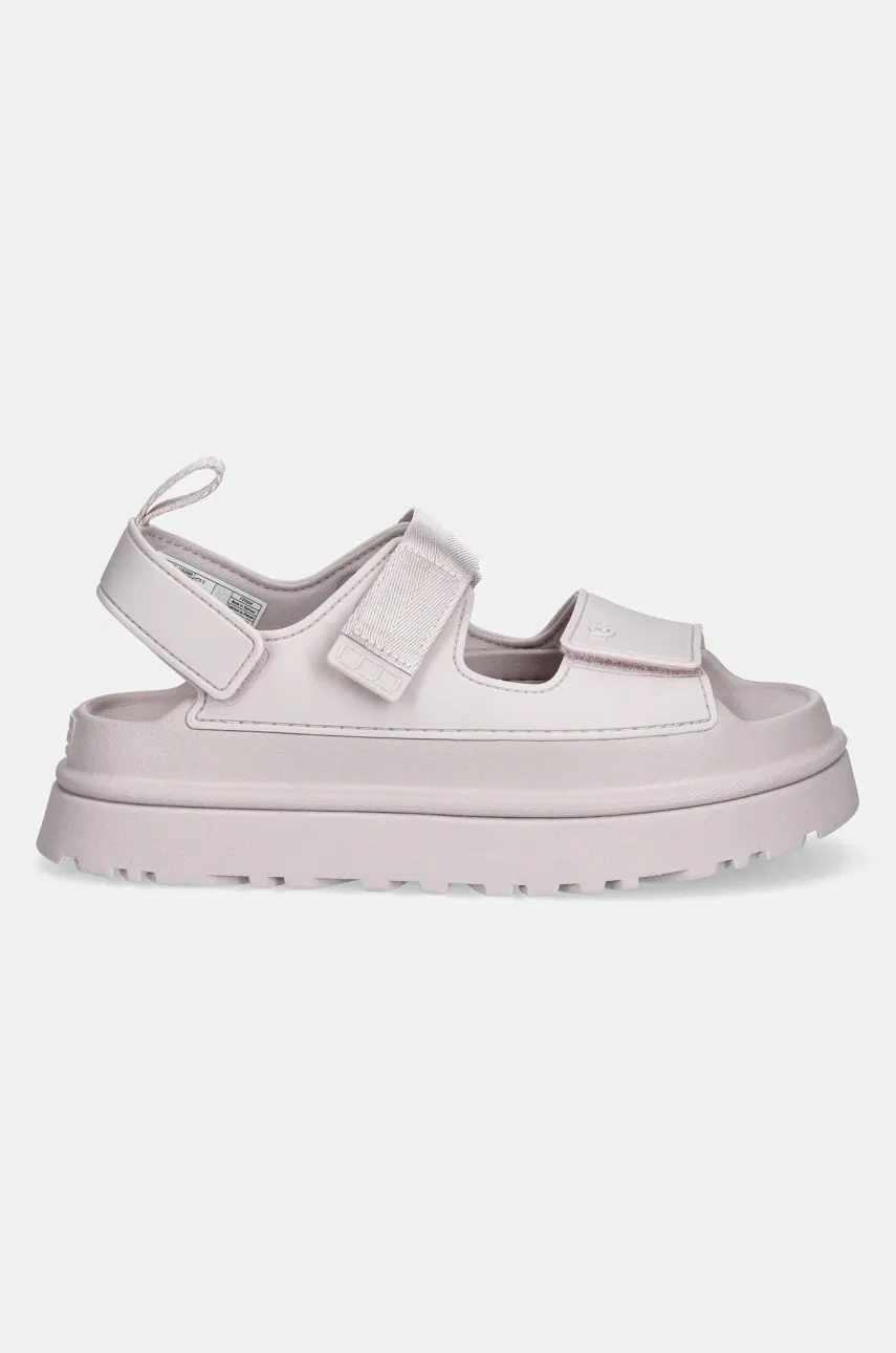 Сандалии UGG Goldenglow женские цвет розовый на платформе 1152685-BYF Сандалии UGG Goldenglow женские цвет розовый на платформе 1152685-BYF