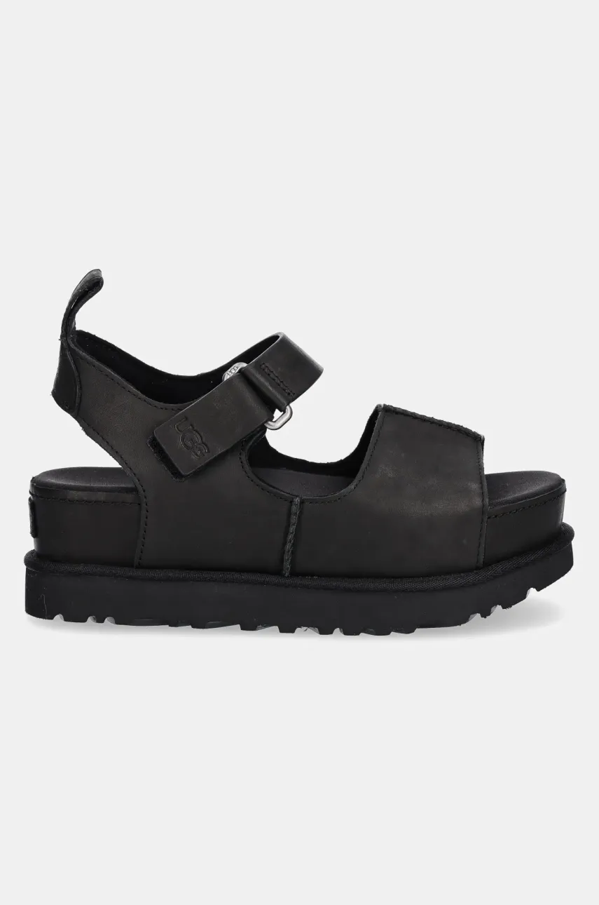Сандалии UGG Goldenstar Hi женские цвет чёрный на платформе 1167364-BLK Сандалии UGG Goldenstar Hi женские цвет чёрный на платформе 1167364-BLK