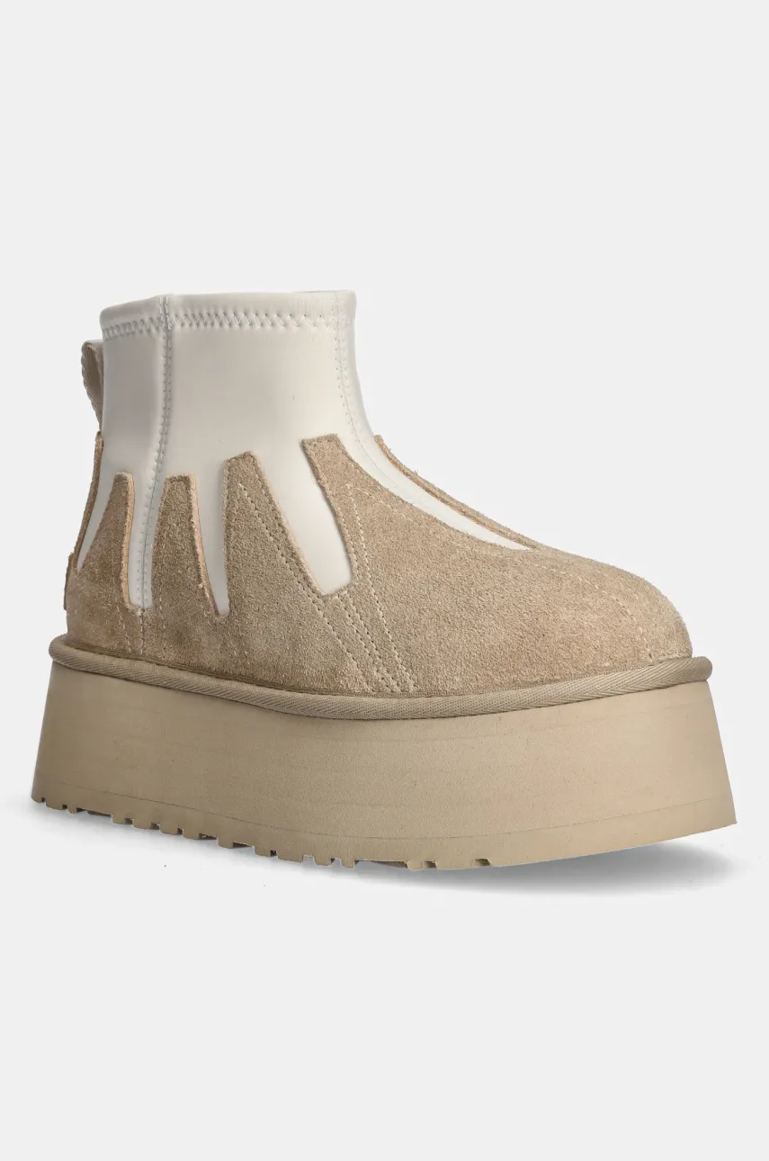 Sněhule UGG Classic Mini Dipper Sunwave béžová barva, 1167591-MDSD