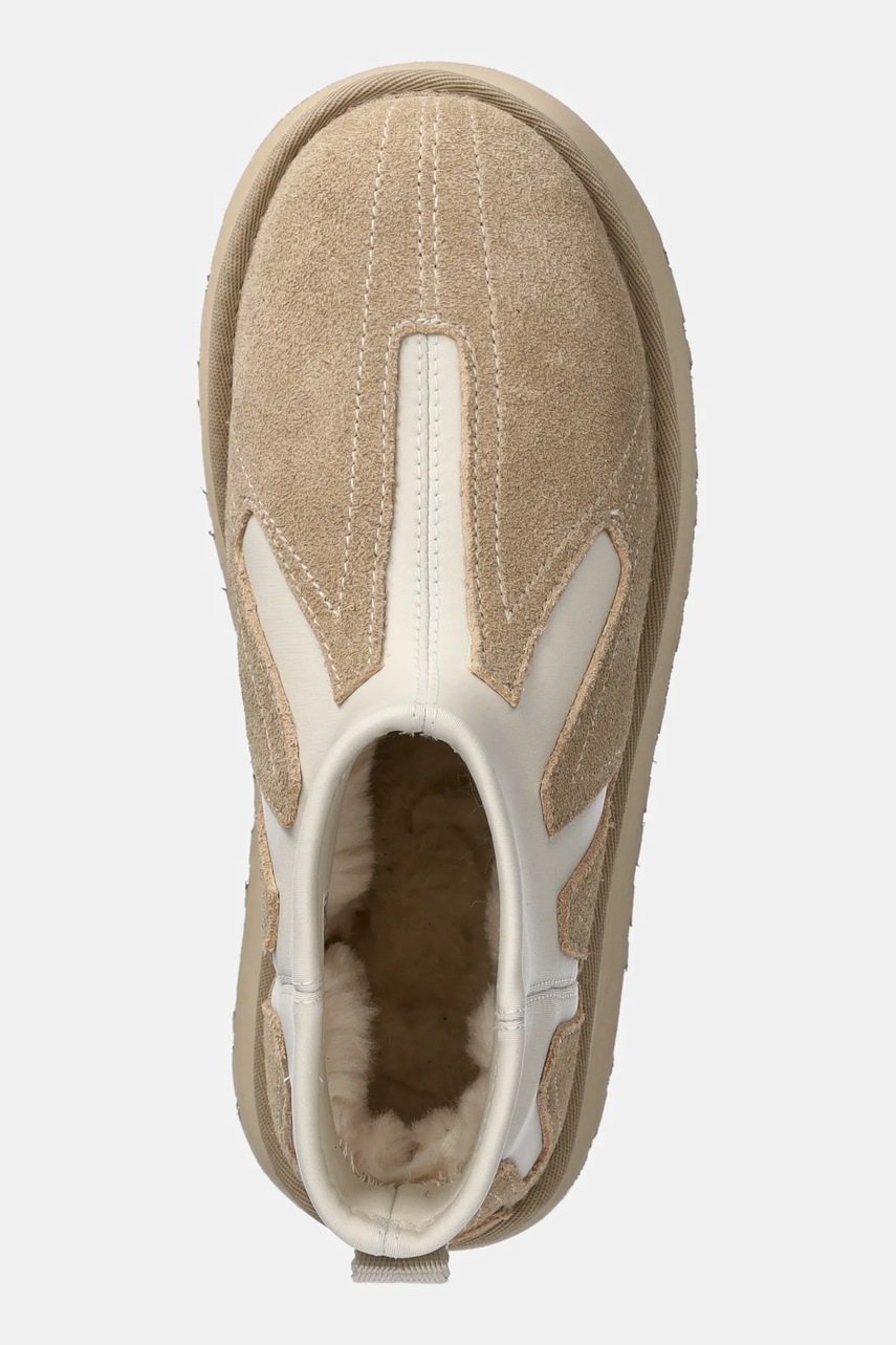 Зимові чоботи UGG Classic Mini Dipper Sunwave колір бежевий 1167591-MDSD 