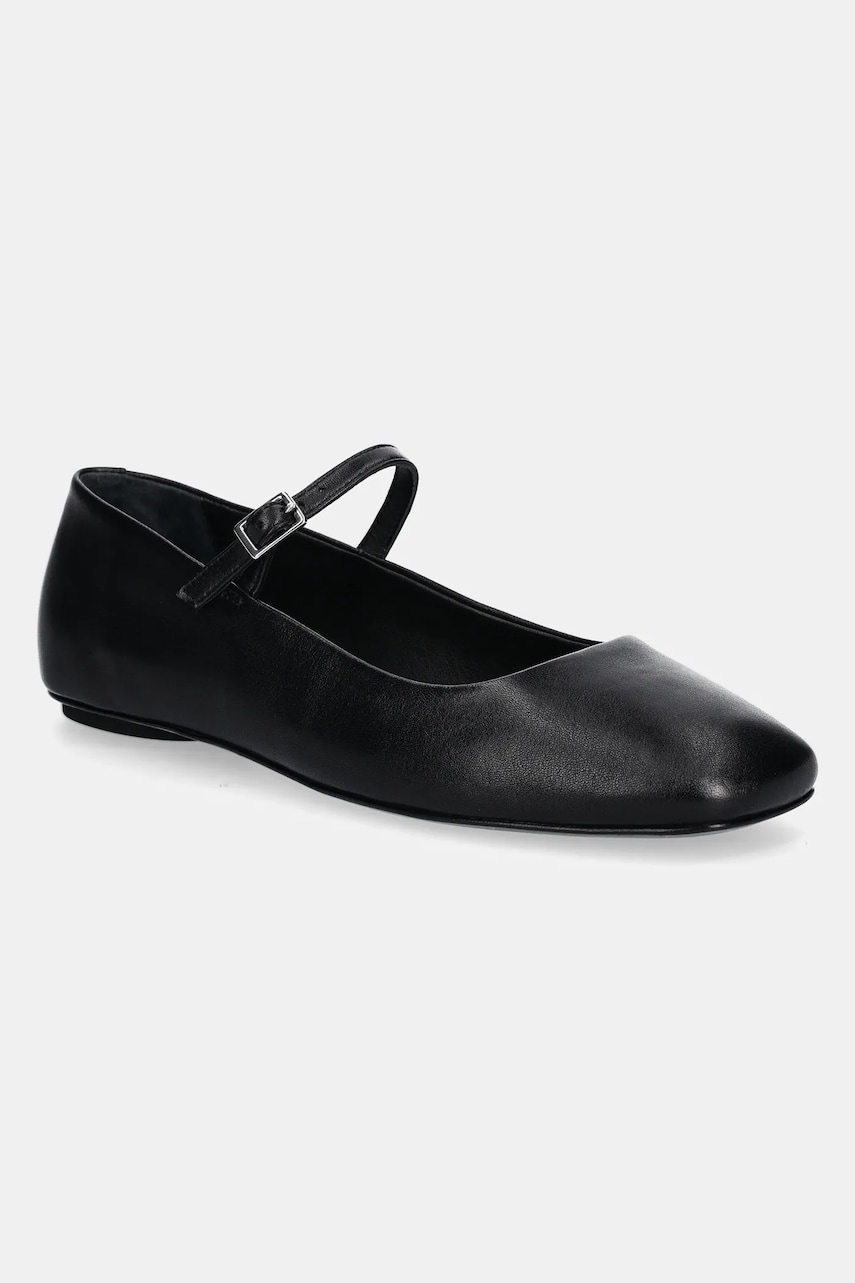 MAX&Co. balerini de piele culoarea negru
