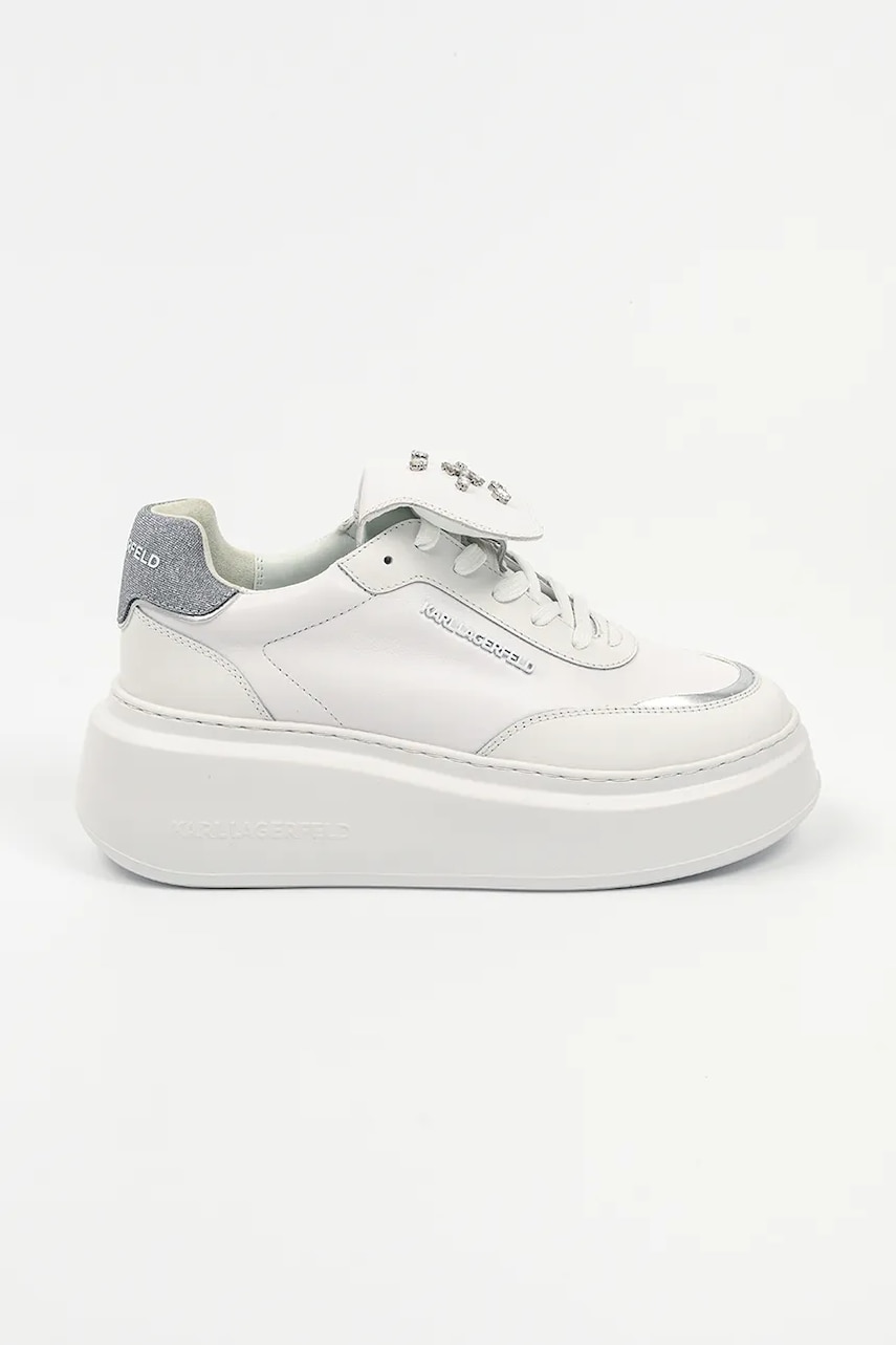 Karl Lagerfeld pantofi ANAKAPRI femei, culoarea alb, KL63519S