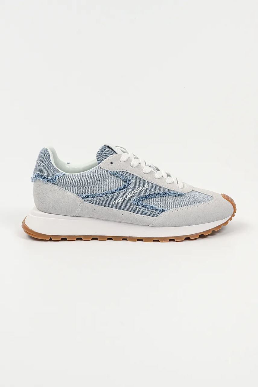 Karl Lagerfeld sneakers KAIRO femei, culoarea alb, KL61123A
