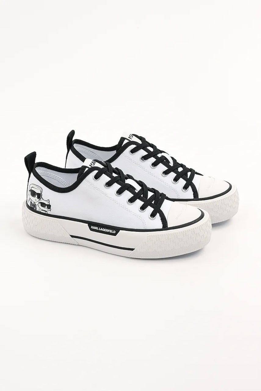 Кеды Karl Lagerfeld KAMPUS MAX III цвет белый KL60614T Кеды Karl Lagerfeld KAMPUS MAX III цвет белый KL60614T