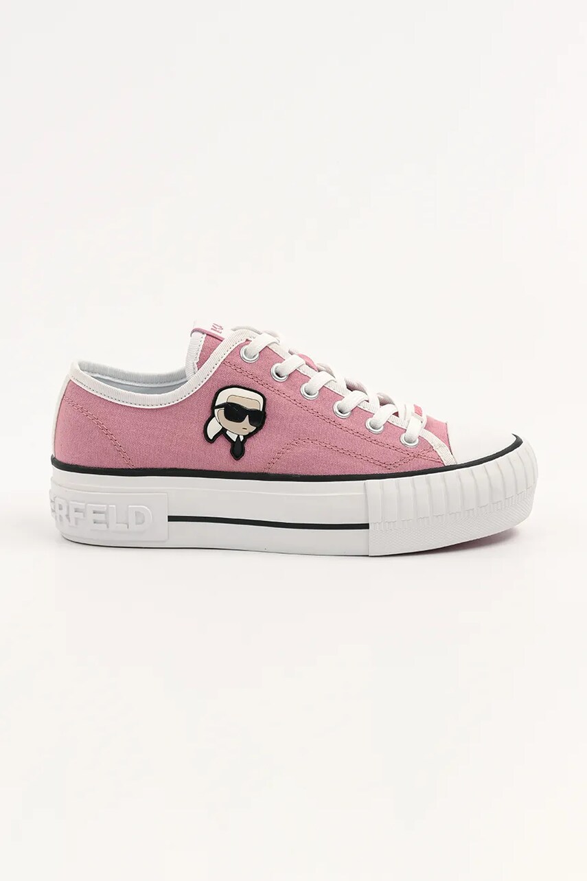 Karl Lagerfeld tenisi KAMPUS MAX NFT culoarea roz, KL60424