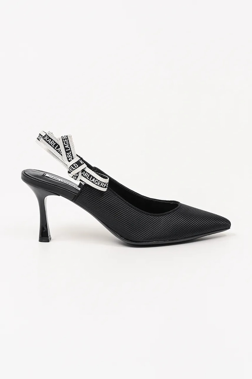 Karl Lagerfeld pantofi cu toc SIENNA culoarea negru, KL32708 Karl Lagerfeld pantofi cu toc SIENNA culoarea negru, KL32708
