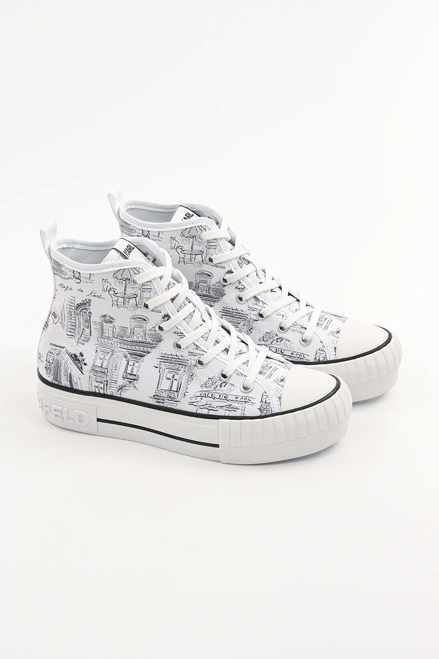 Кеды Karl Lagerfeld KAMPUS MAX цвет белый KL60455
