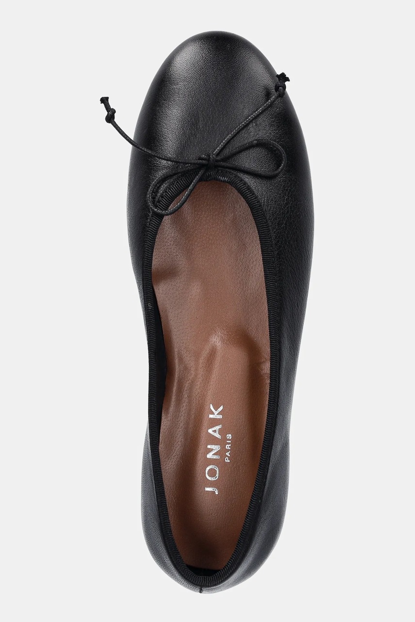 Δερμάτινες μπαλαρίνες Jonak DJERBA χρώμα: μαύρο, 3600228 φωτογραφία