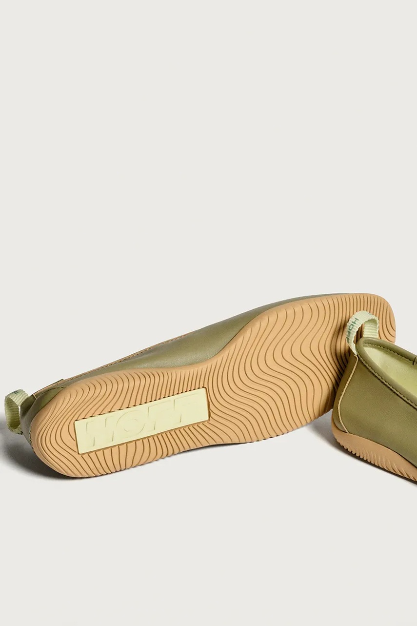 Δερμάτινες μπαλαρίνες Hoff GARNIER χρώμα: πράσινο, 12540005 φωτογραφία