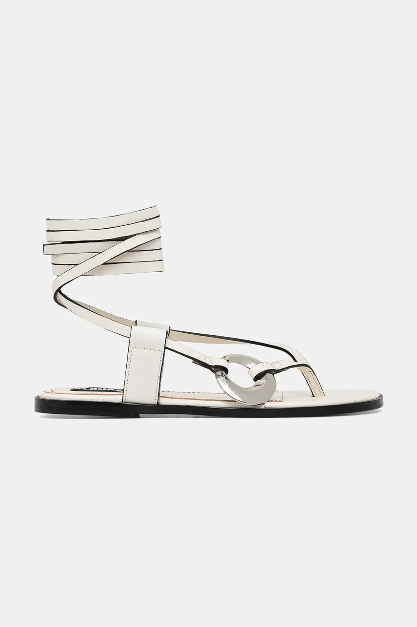 Кожаные сандалии Alohas Morosia цвет бежевый S100785-02