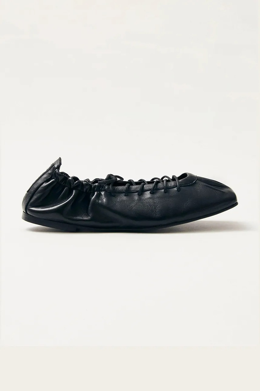 Alohas balerini de piele Aureline culoarea negru, S100840-02