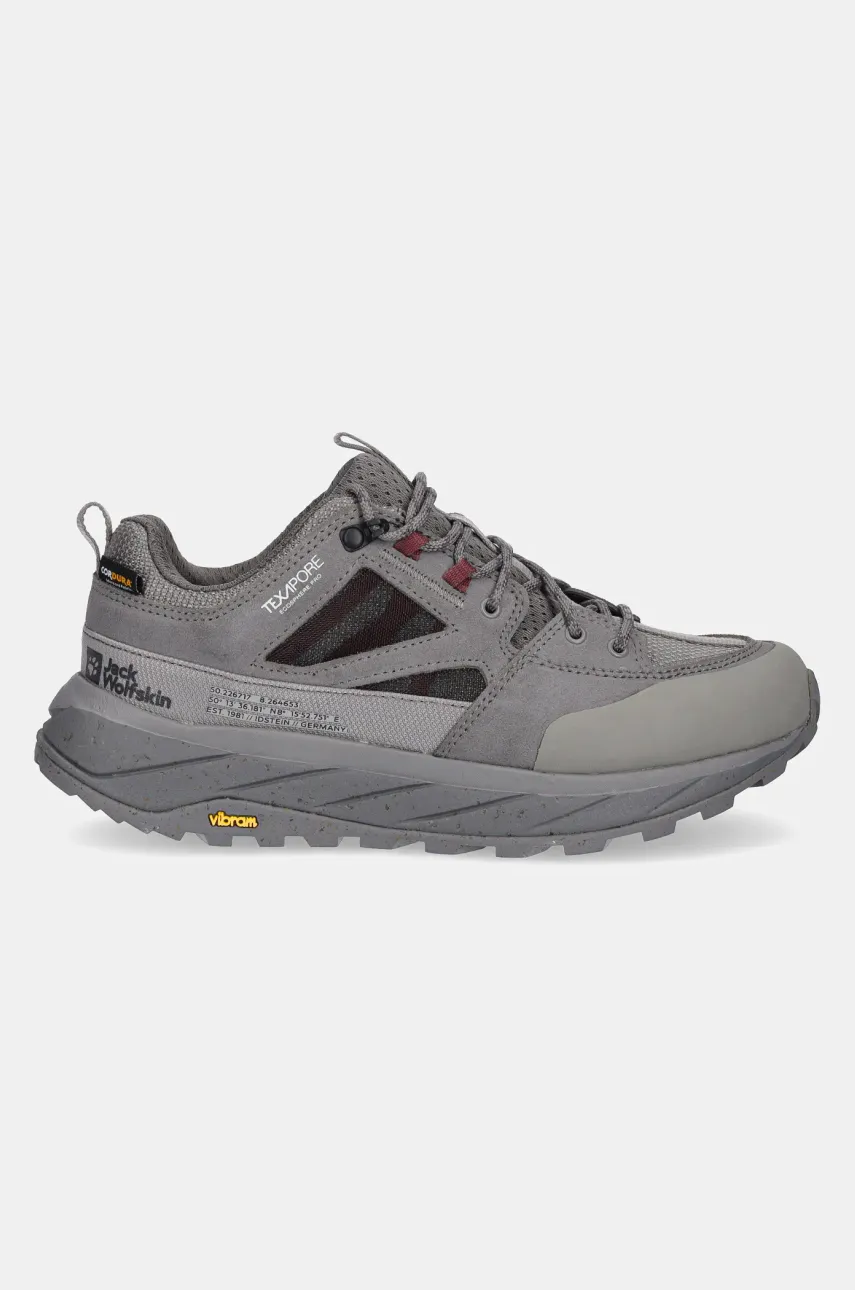 Ботинки Jack Wolfskin Terraquest Texapore Low женские цвет серый 4056411 Ботинки Jack Wolfskin Terraquest Texapore Low женские цвет серый 4056411