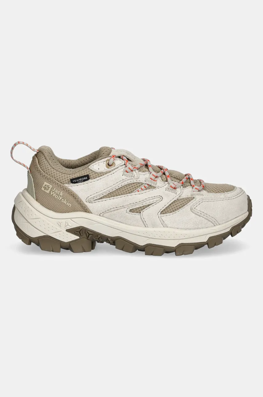 Ботинки Jack Wolfskin Vojo Tour Texapore Low женские цвет бежевый A62069 Ботинки Jack Wolfskin Vojo Tour Texapore Low женские цвет бежевый A62069