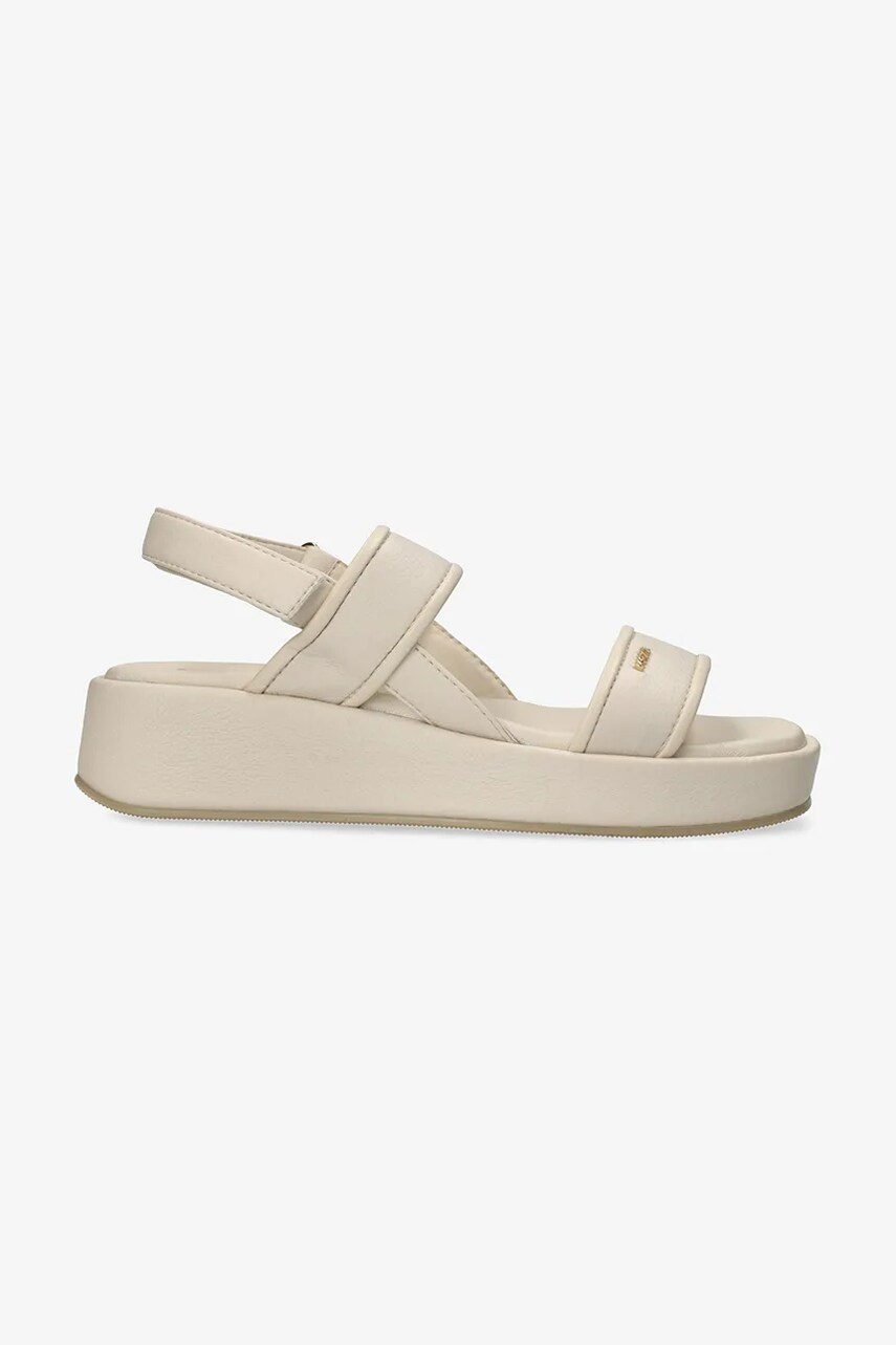 Mexx sandale ROSALY PARIS femei, culoarea bej, cu platforma, MI001603151W-02