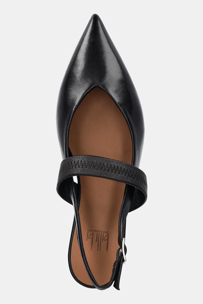 Δερμάτινες μπαλαρίνες Billi Bi χρώμα: μαύρο, A8023 φωτογραφία