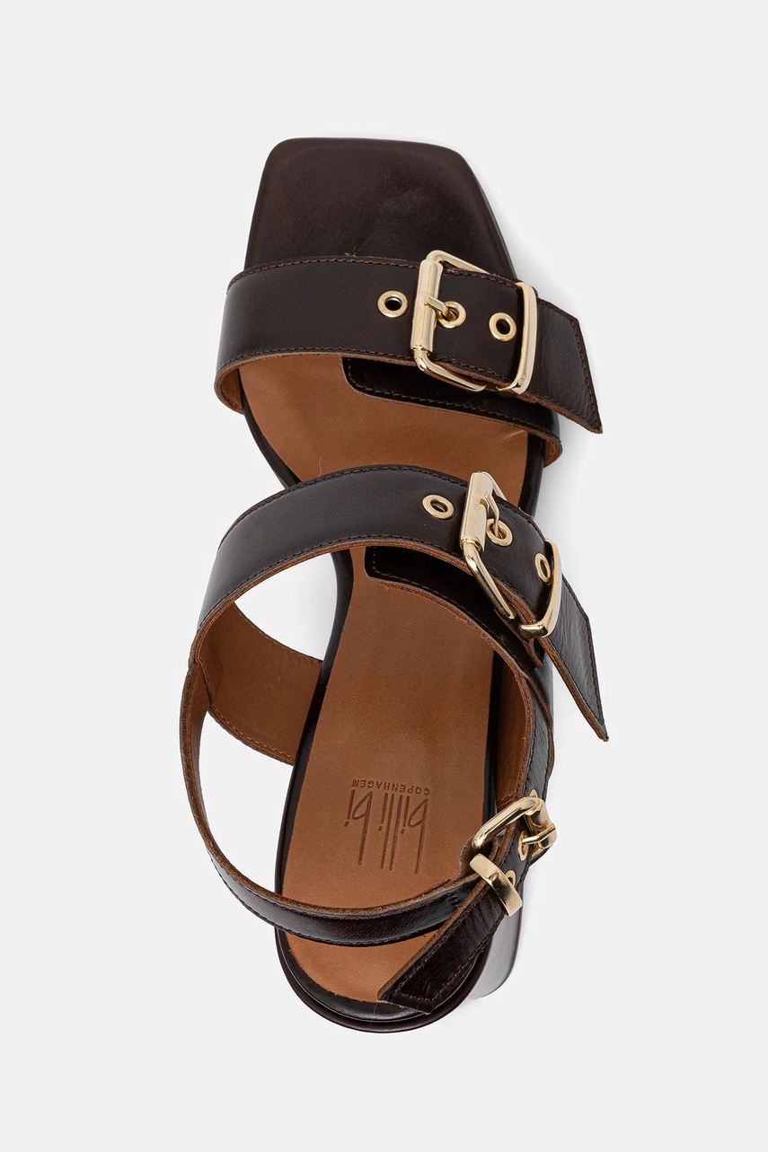 Δερμάτινα σανδάλια Billi Bi χρώμα: καφέ, A8371 φωτογραφία