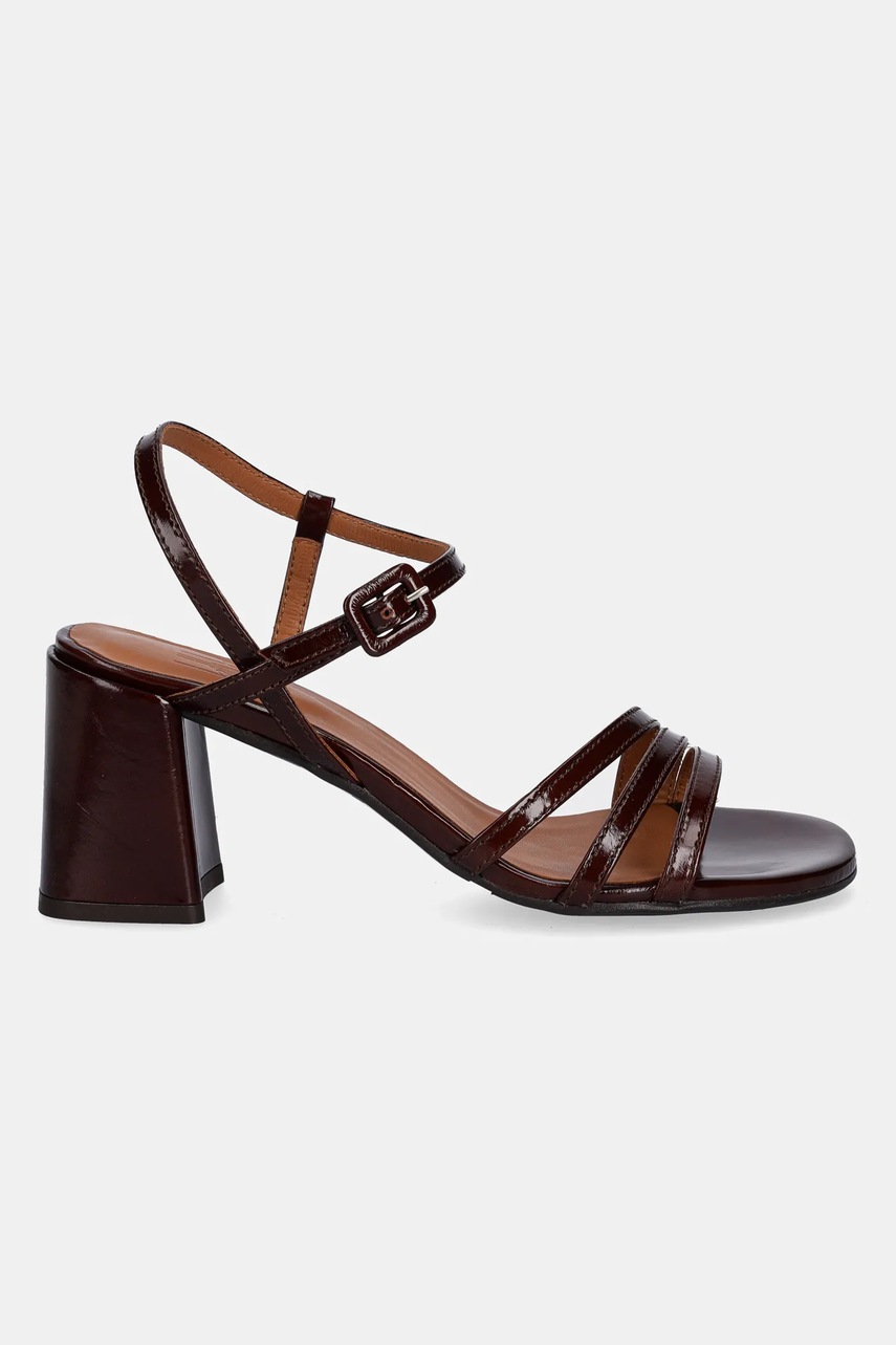 Billi Bi sandale de piele culoarea maro, A8377