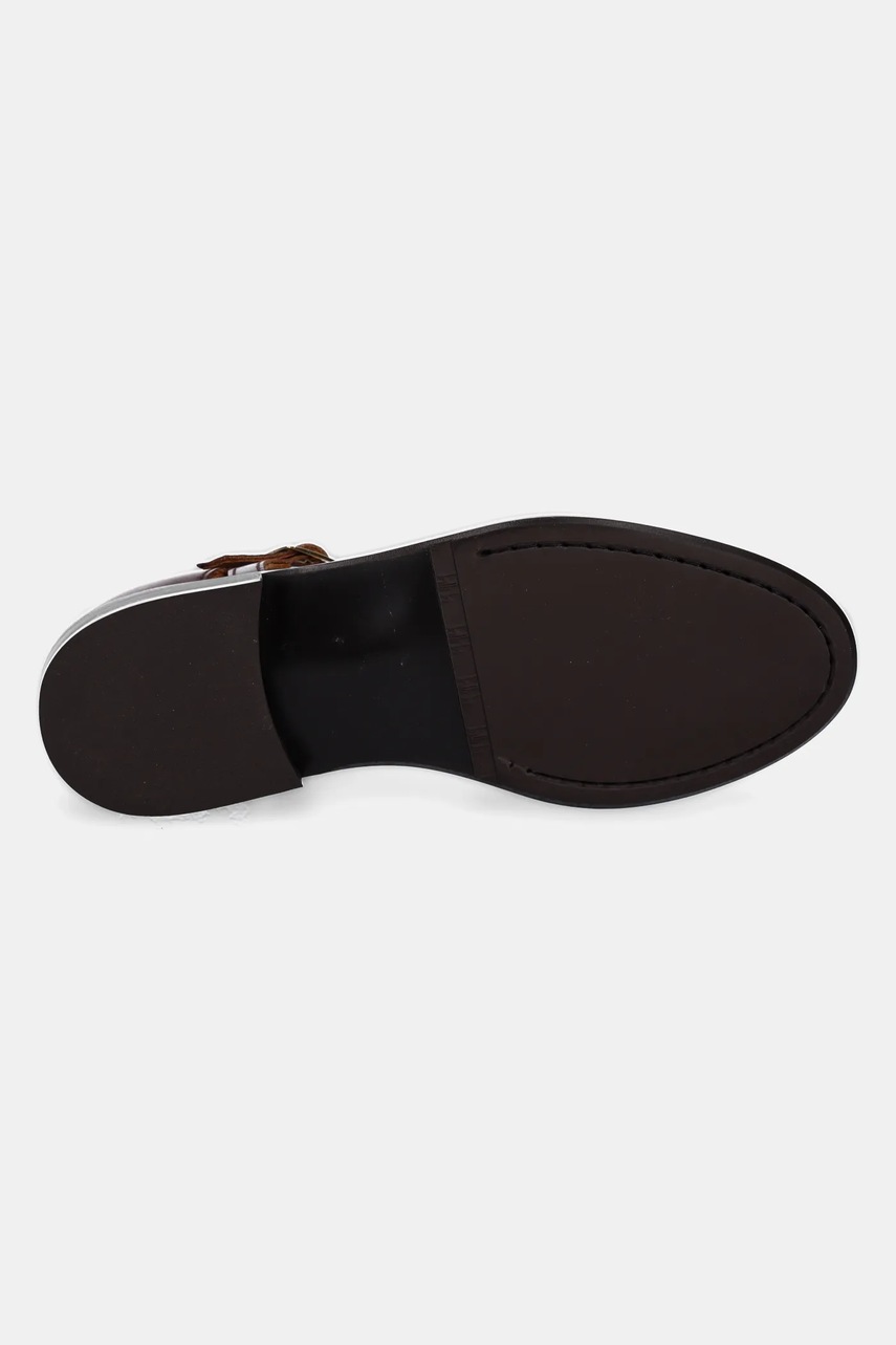 Δερμάτινα σανδάλια Billi Bi χρώμα: καφέ, A8435 φωτογραφία