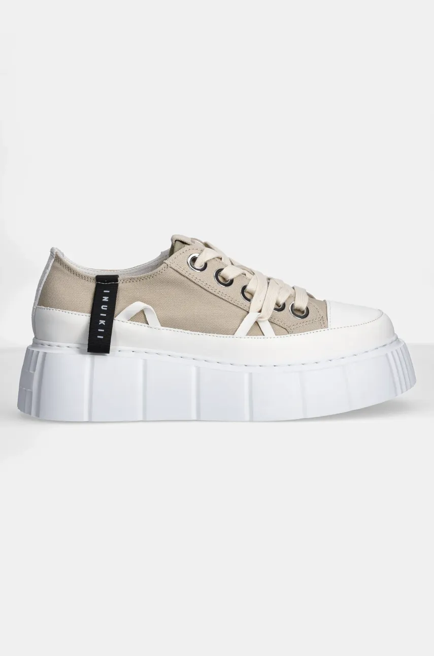 Кеды Inuikii Matilda Canvas Low женские цвет бежевый 1001.001.0012.030 / 30102-025 Кеды Inuikii Matilda Canvas Low женские цвет бежевый 1001.001.0012.030 / 30102-025