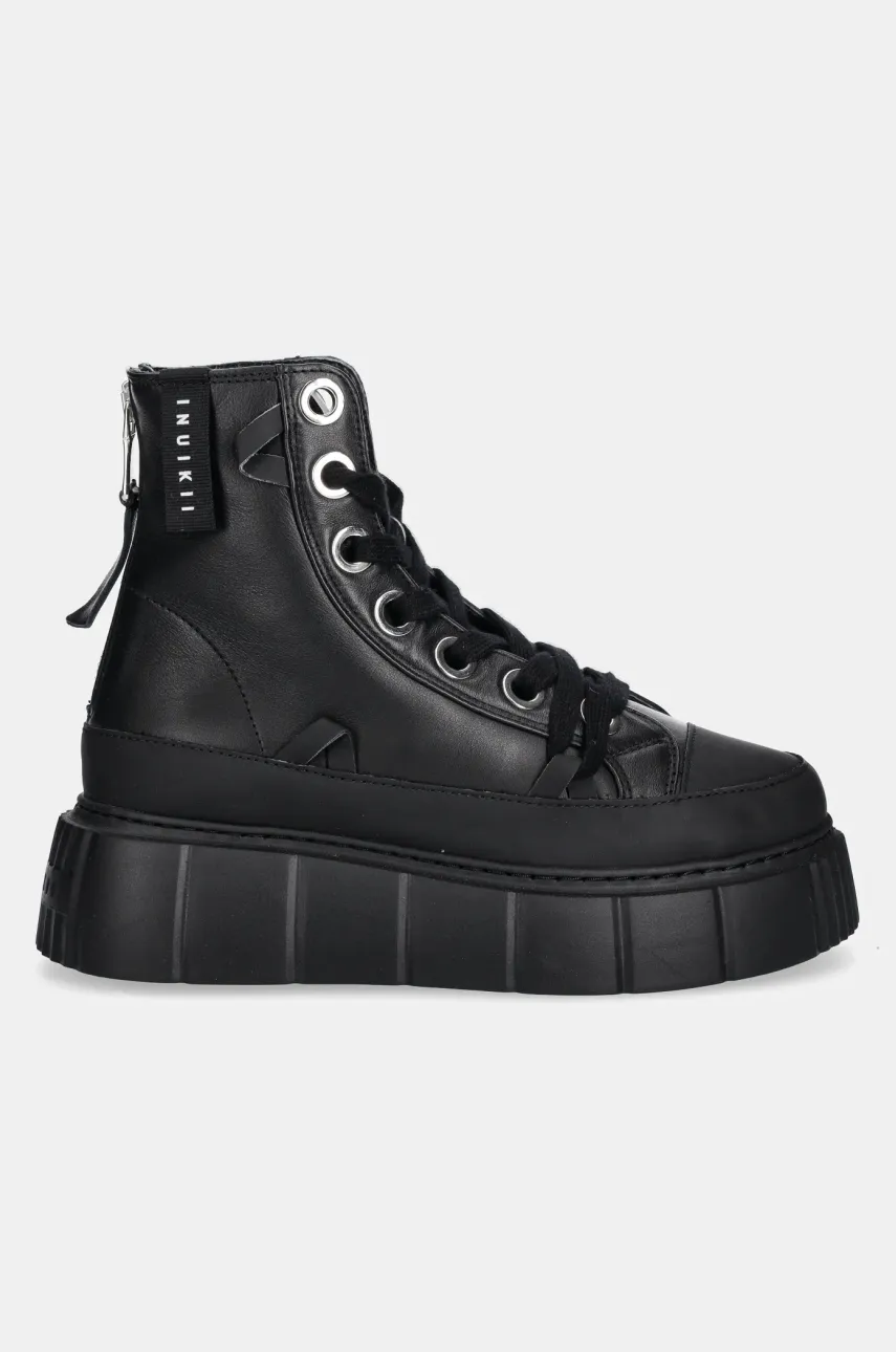 Кожаные ботинки Inuikii Leather Matilda женские цвет чёрный 1001.002.0042.000 Кожаные ботинки Inuikii Leather Matilda женские цвет чёрный 1001.002.0042.000