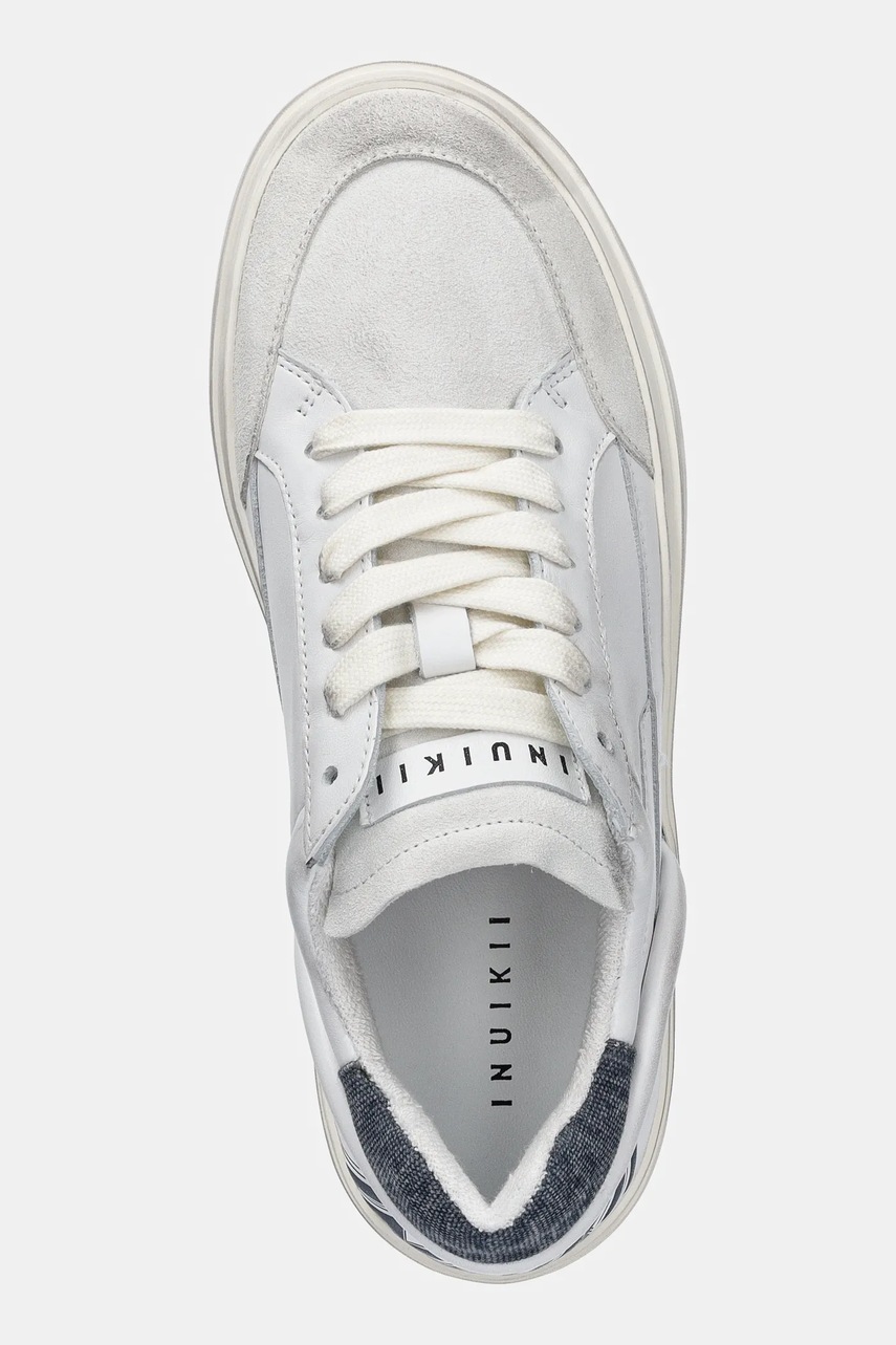 Δερμάτινα αθλητικά παπούτσια Inuikii Lila Low χρώμα: άσπρο, 1001.001.0221.400 / 30102-850 φωτογραφία