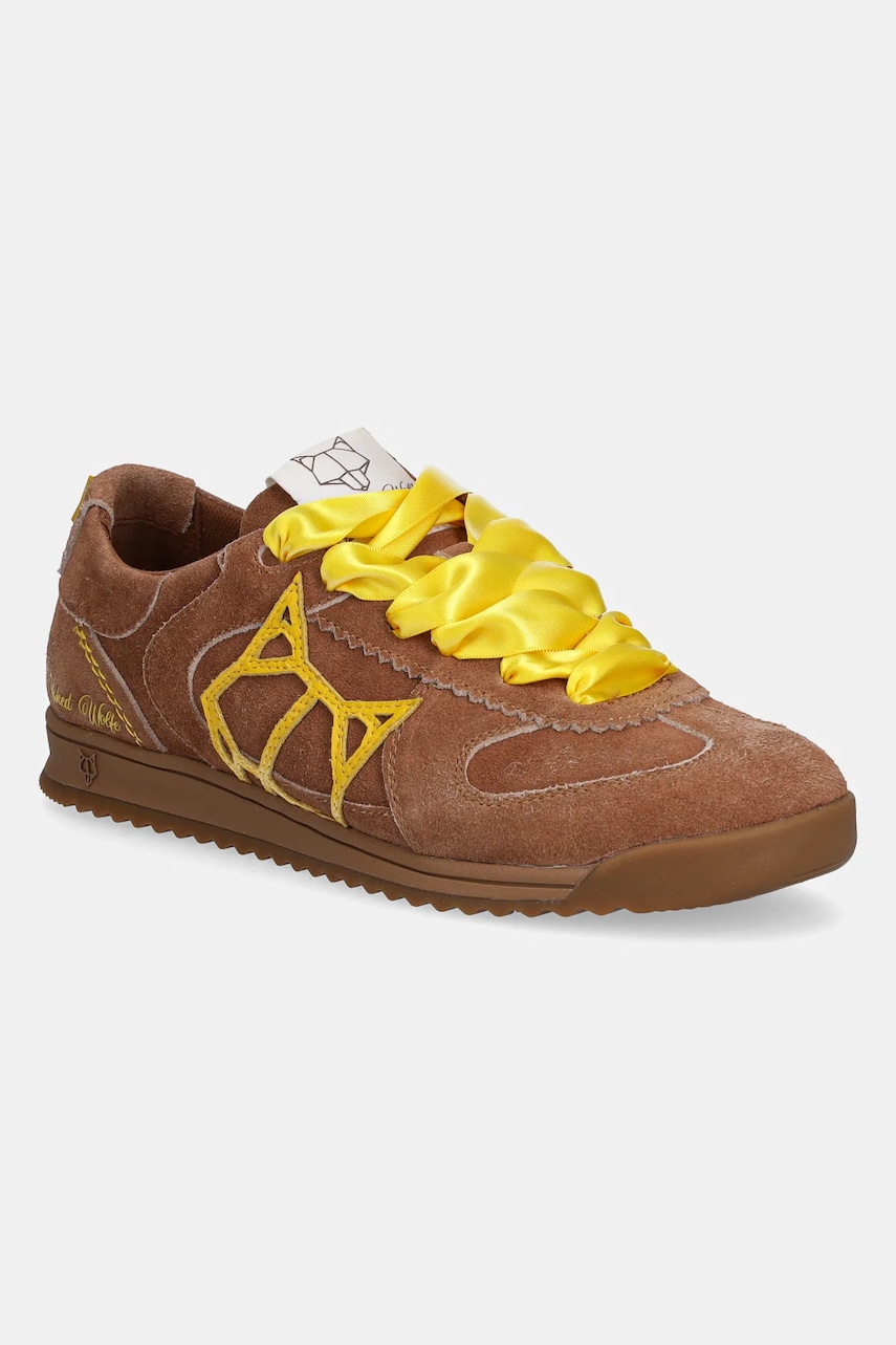 Naked Wolfe sneakers din piele intoarsă Exposure femei, culoarea bej, Exposure Suede Off White Naked Wolfe sneakers din piele intoarsă Exposure femei, culoarea bej, Exposure Suede Off White