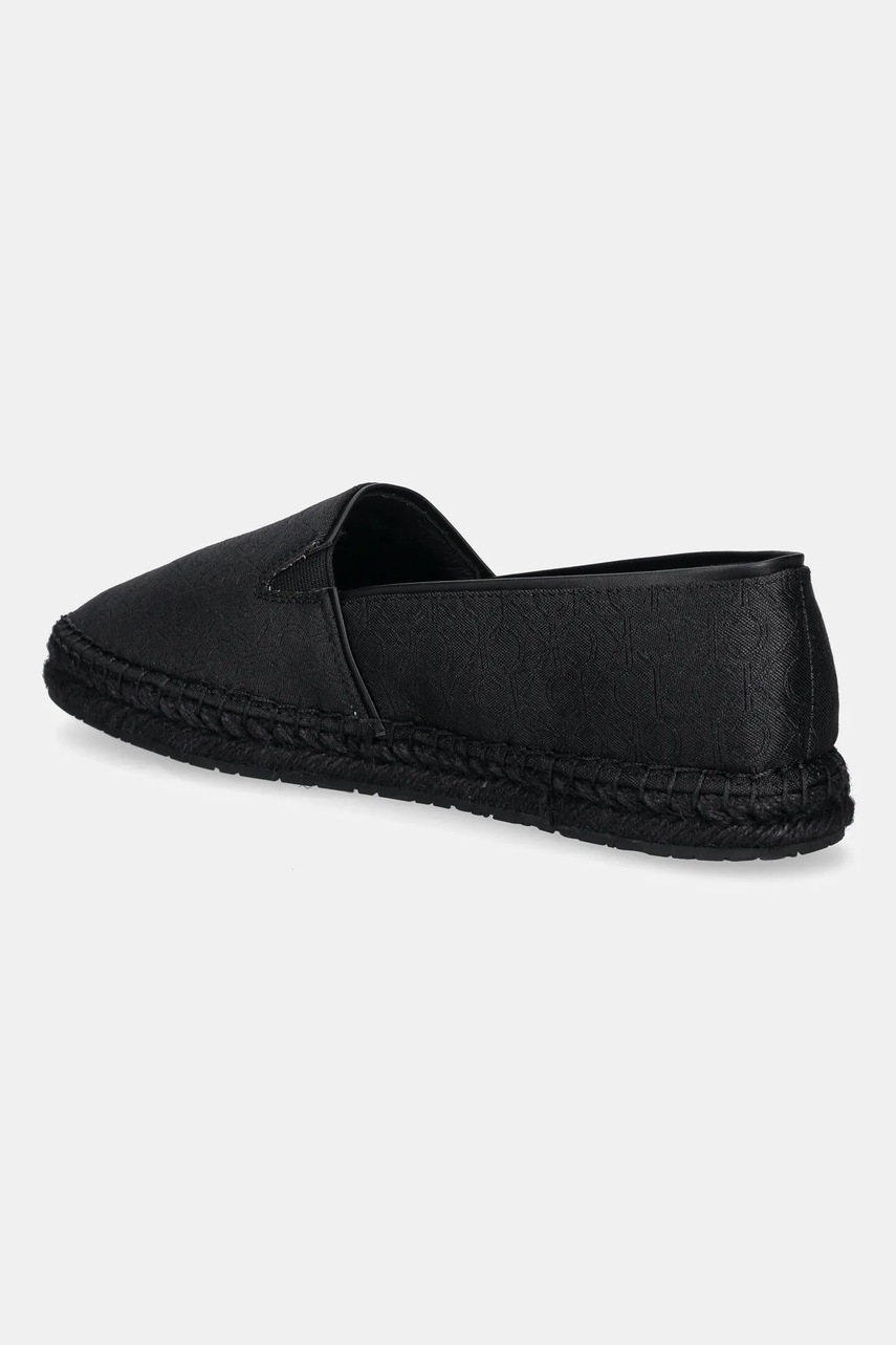 Calvin Klein espadrilles FLAT ESPADRILLE - JACQ fekete, HW0HW02467 termék 2. képe