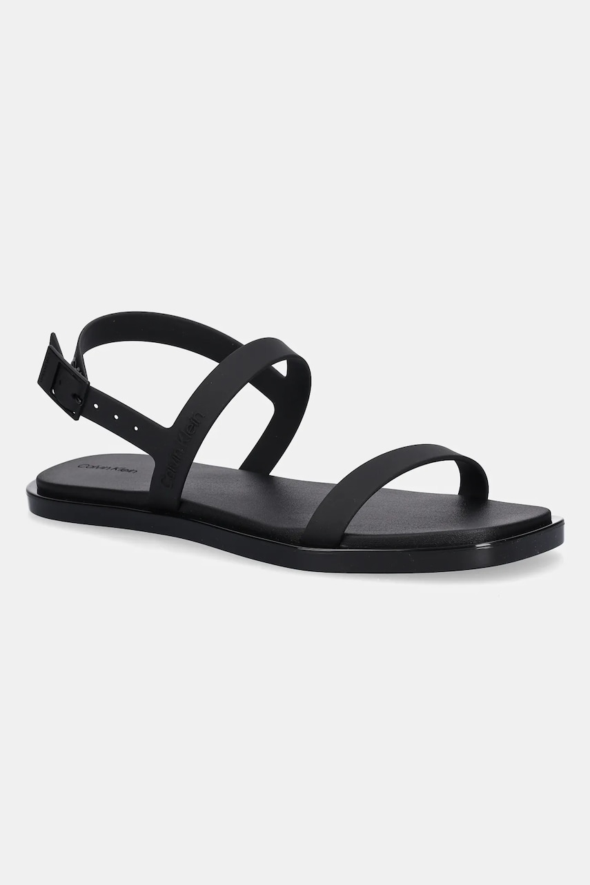 Levně Sandály Calvin Klein SANDAL - JELLY dámské, černá barva, HW0HW02426