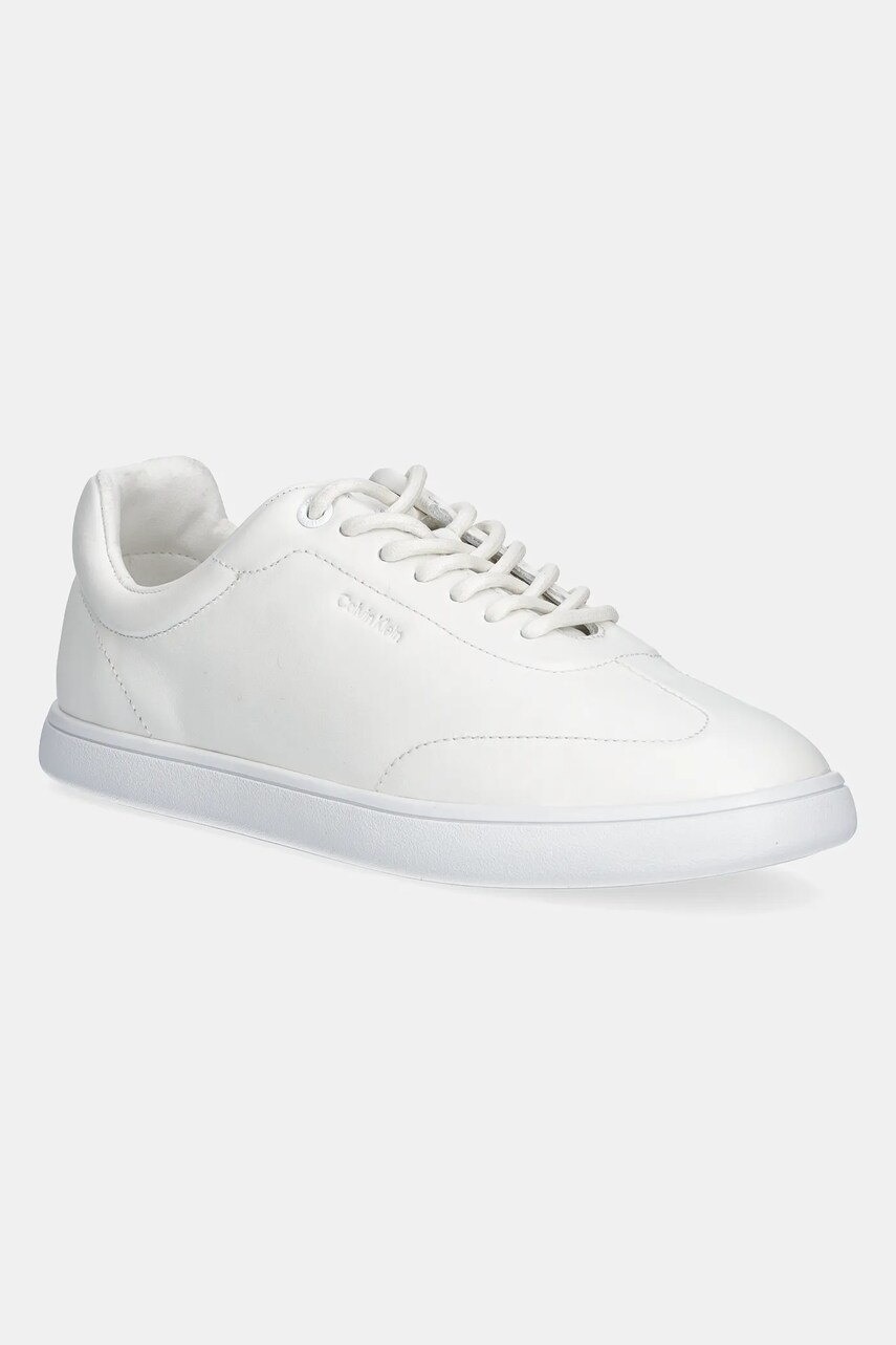Levně Sneakers boty Calvin Klein CUPSOLE LACE UP - LTH bílá barva, HW0HW02400