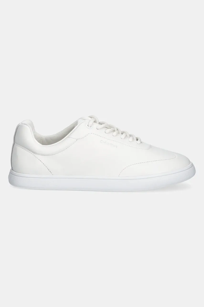 Кроссовки Calvin Klein CUPSOLE LACE UP - LTH женские цвет белый HW0HW02400 Кроссовки Calvin Klein CUPSOLE LACE UP - LTH женские цвет белый HW0HW02400