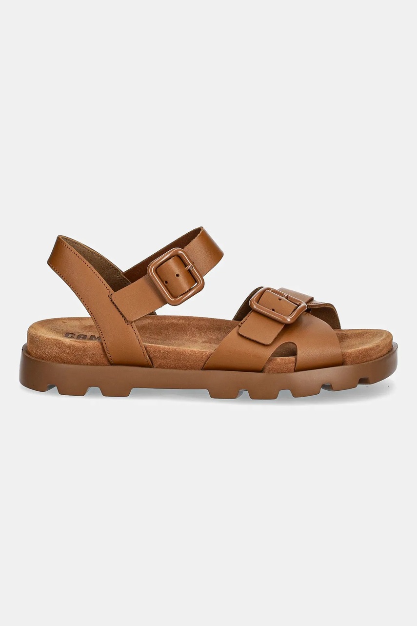 Кожаные сандалии Camper Brutus Sandal цвет коричневый K201768-004