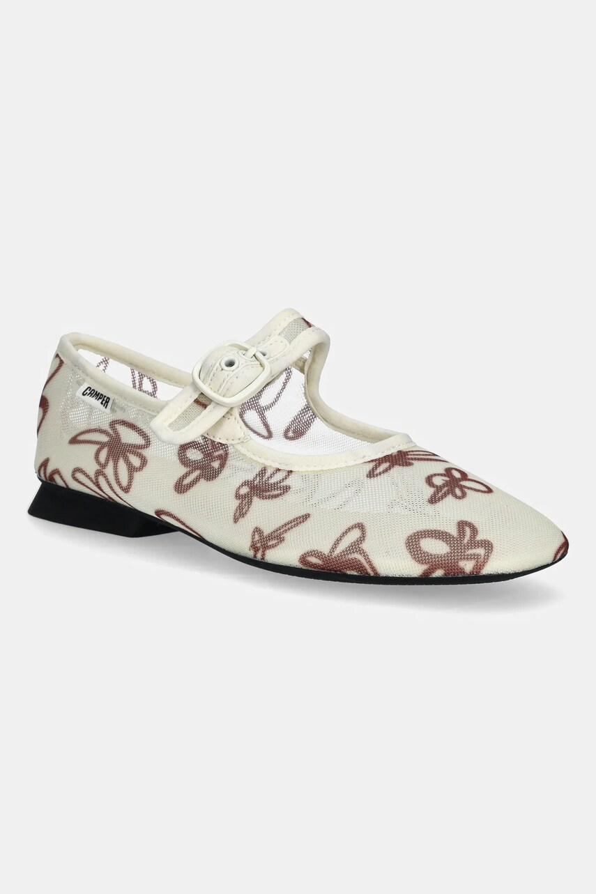 Camper balerini Casi Myra culoarea alb, K201628-007