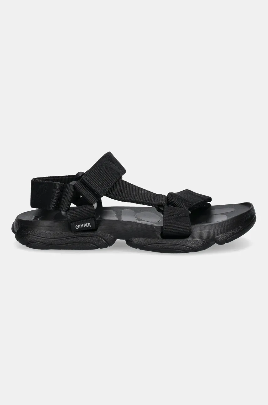 Сандалии Camper Karst Sandal женские цвет чёрный маленький каблук K201794-001 Сандалии Camper Karst Sandal женские цвет чёрный маленький каблук K201794-001