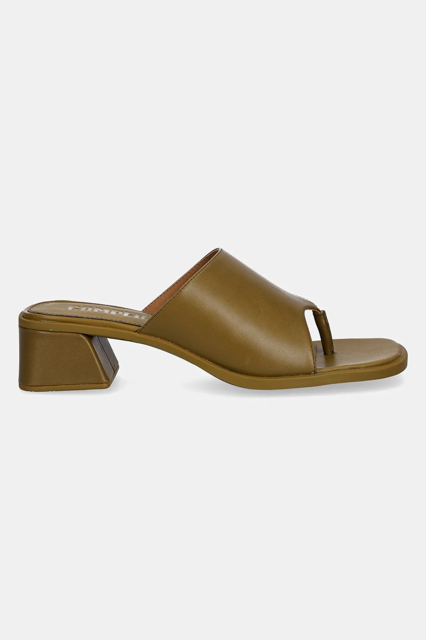 Кожаные сандалии Camper Kora Sandal цвет зелёный K201738-002 Кожаные сандалии Camper Kora Sandal цвет зелёный K201738-002