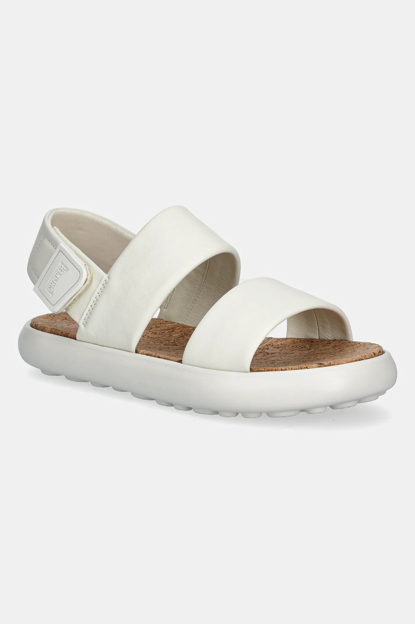 Camper sandale de piele Pelotas Flota Sandal femei, culoarea bej, K201772-002 Camper sandale de piele Pelotas Flota Sandal femei, culoarea bej, K201772-002