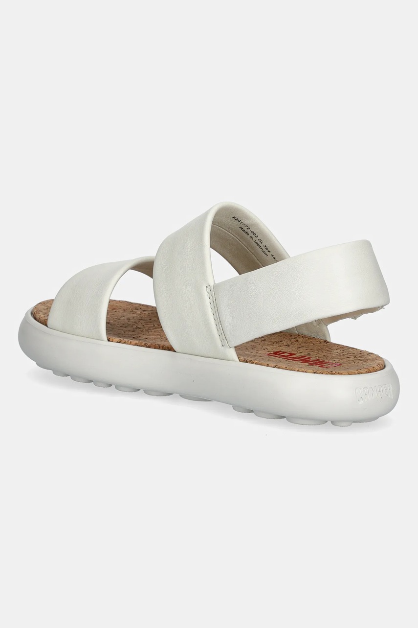 Шкіряні сандалі Camper Pelotas Flota Sandal жіночі колір бежевий K201772-002 